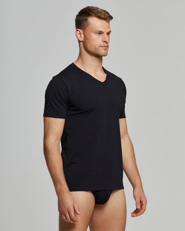 T-Shirt scollo V no stress cotone modal