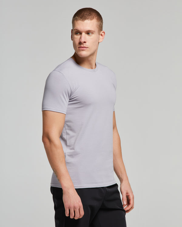 Basic-T-Shirt für Herren mit schmaler Passform