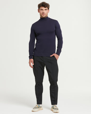 Pull col roulé homme sans couture