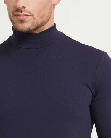 Pull col roulé homme sans couture