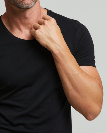 Camiseta escote en V sin costuras