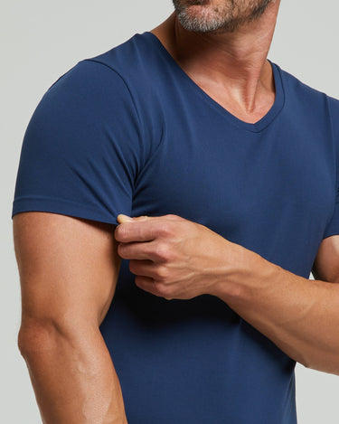 T-Shirt scollo V seamless