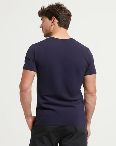 Camiseta escote en V sin costuras