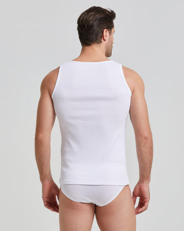 Canotta cotone Supima a coste