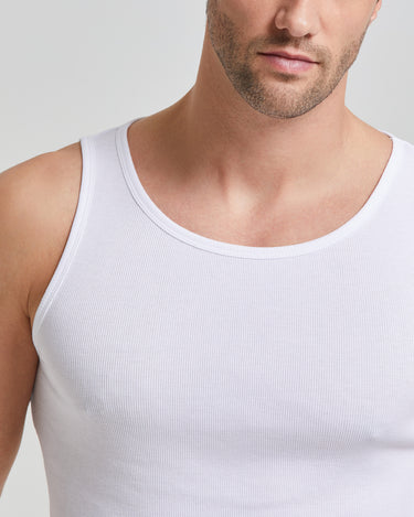 Canotta cotone Supima a coste