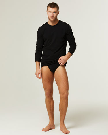 Maglia uomo manica lunga caldo cotone