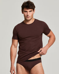 T-Shirt col rond No Stress en coton modal