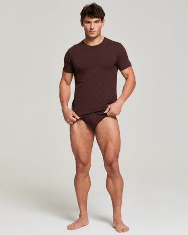 T-Shirt col rond No Stress en coton modal
