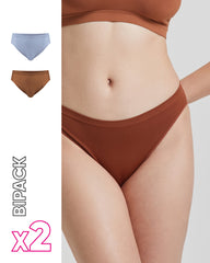 Nahtloser Slip für Frau mit eingestricktem Zwickel X2