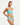 <b>Ensemble complet de sous-vêtements en dentelle coordonnée</b> (Vert aqua)