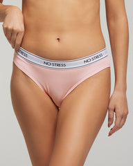 Slip no stress donna cotone con cinturino logato elasticizzato