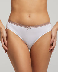 Slip cotone donna con fiocco