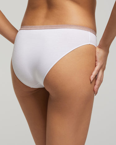 Women's cotton briefs with bow