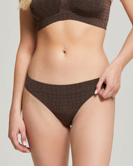 Jacquard-Slip für Frauen mit Krokodileffekt