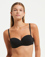 SOUTIEN-GORGE À BANDE EN COTON BIOLOGIQUE, BASSES REMBOURRÉES