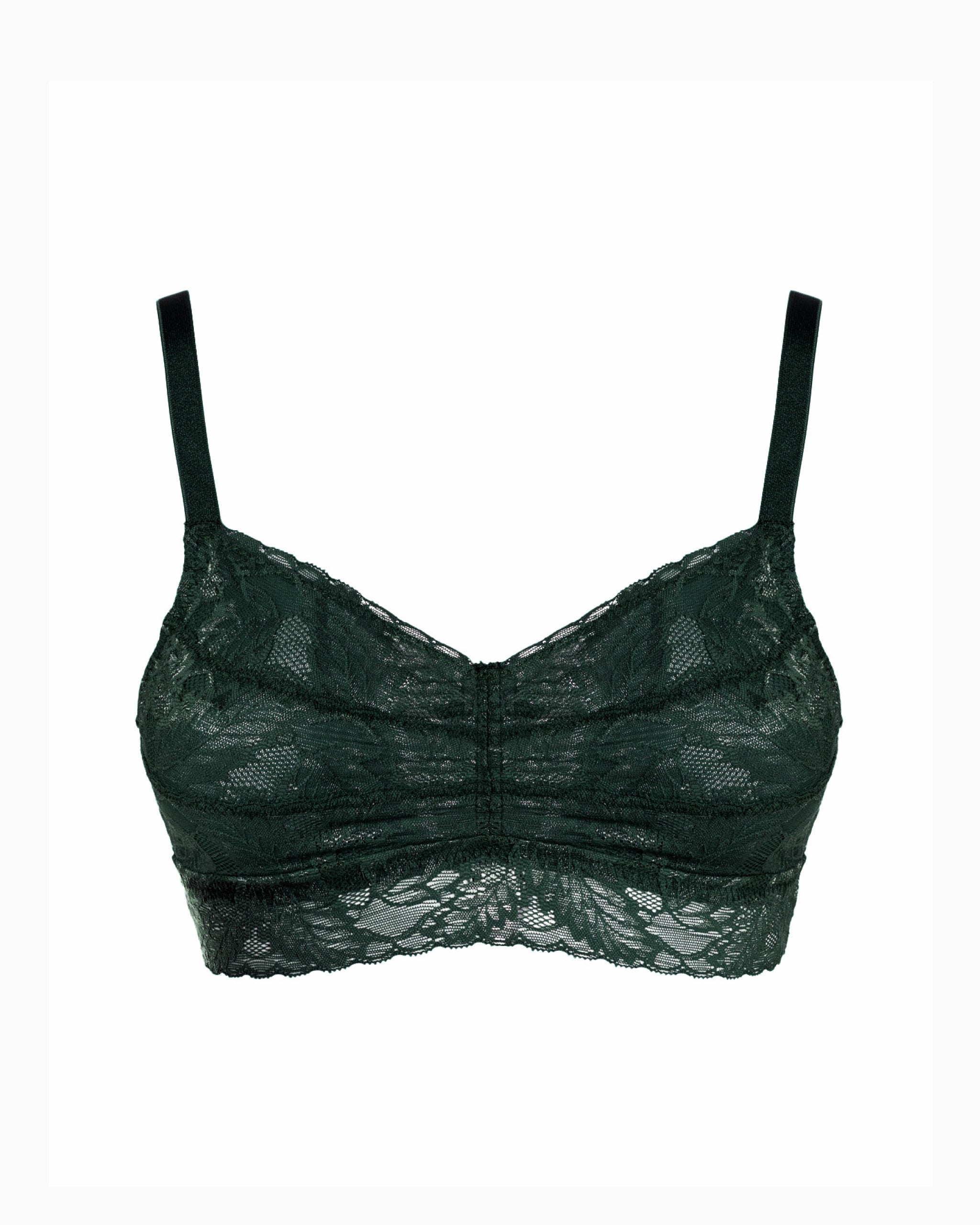 Bralette in pizzo floreale rosa cipria Bralette in pizzo floreale rosa cipria