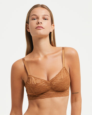 <b>Set Completo</b> coordinato Intimo Pizzo (Caramello)