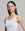 Modal cashmere tank top with round neckline