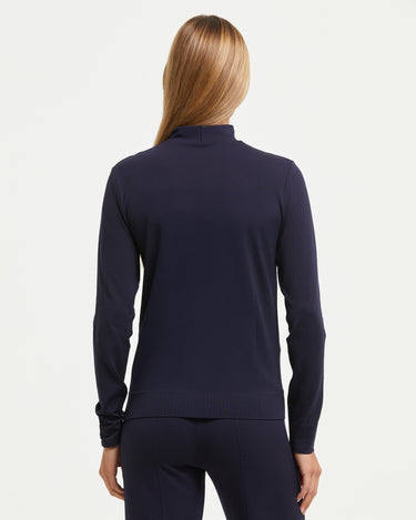 Camiseta de cuello alto mujer sin costuras