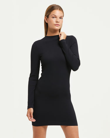 Abito corto manica lunga seamless