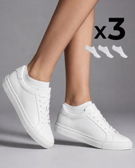 Minicalza cotone x3 donna