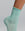 Persefone-Socken aus gerippter Baumwolle mit Lamé