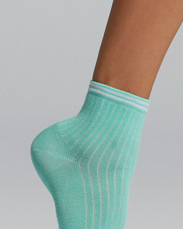 Talia viscose mèlange ribbed socks
