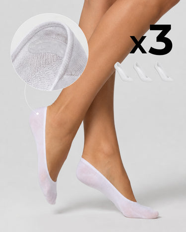 Protège-pieds unisexe en silicone x3