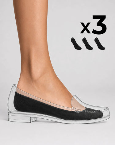 Protège-pieds unisexe en silicone x3