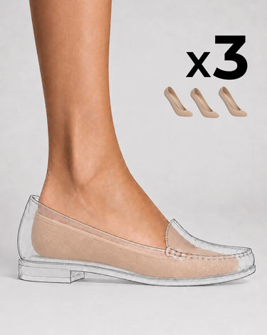 Protège-pieds unisexe en silicone x3