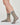 Alina sheer sock with scalloped top