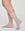 Transparente Alina-Socke mit gekapptem Rand