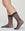 Mica sheer sock with vertical stripe