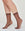 Mica sheer sock with vertical stripe