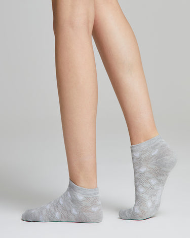 Naomi cotton mini socks with contrasting diamonds and hearts