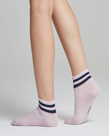 Marta cotton socks with contrasting stripes