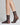 Calzino velato Iris con righe in trasparenza