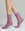 Iris sheer sock with transparent stripes