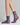 Calzino velato Iris con righe in trasparenza
