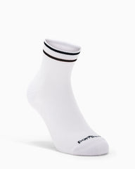 Gestreifte Unisex-Tennis-Kurzsocke