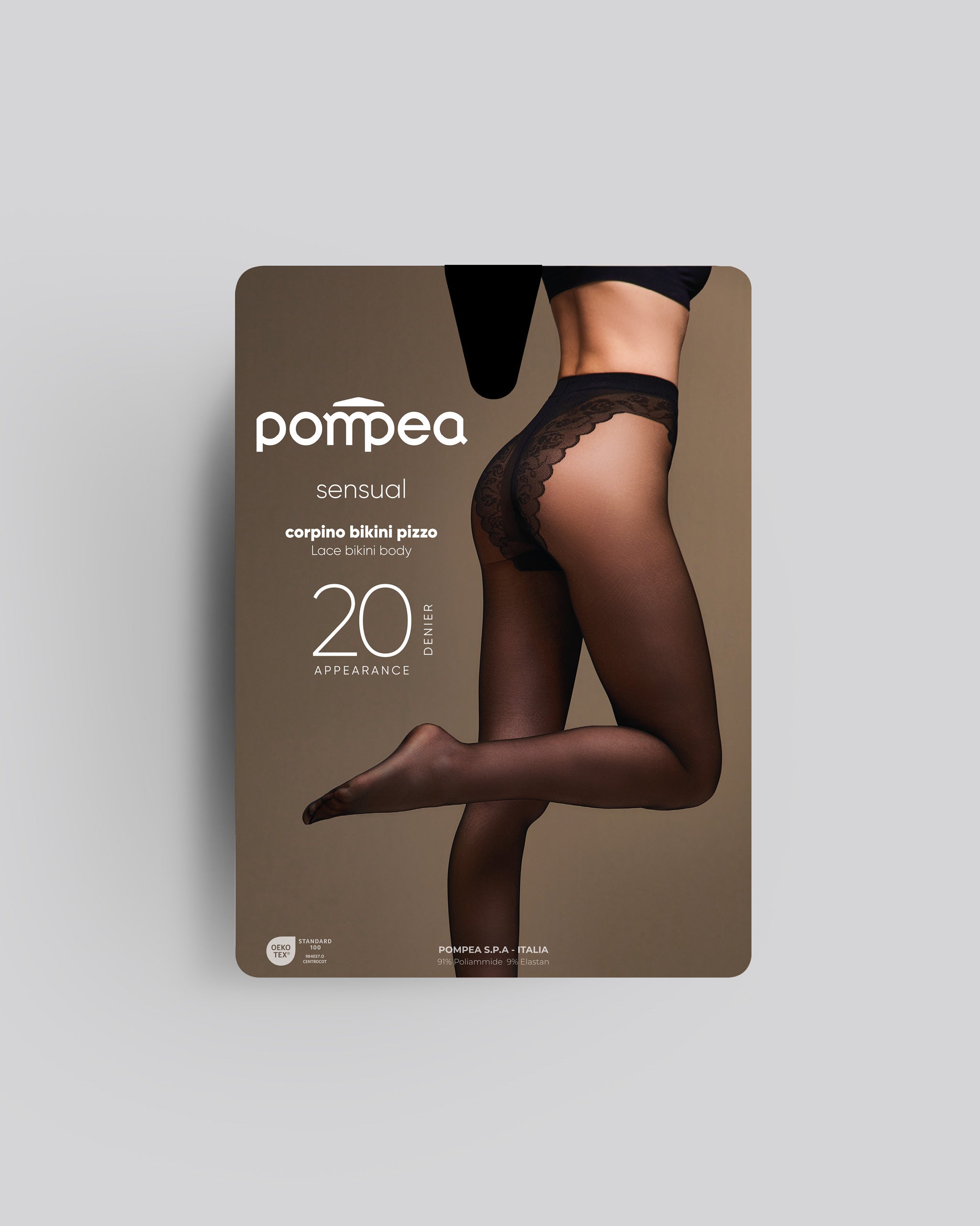 Calze Hold-up 20 Denari Con Pizzo E Top In Silicone - Eleganti E Antiscivolo - Foto 8