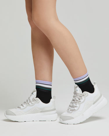 Amelia cotton sock with multicolor stripes