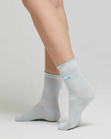 Alba cotton sock with side bow