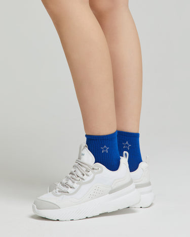 Anastasia cotton sock with jacquard star design