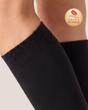 Soft Cashmere Knee-High Socks