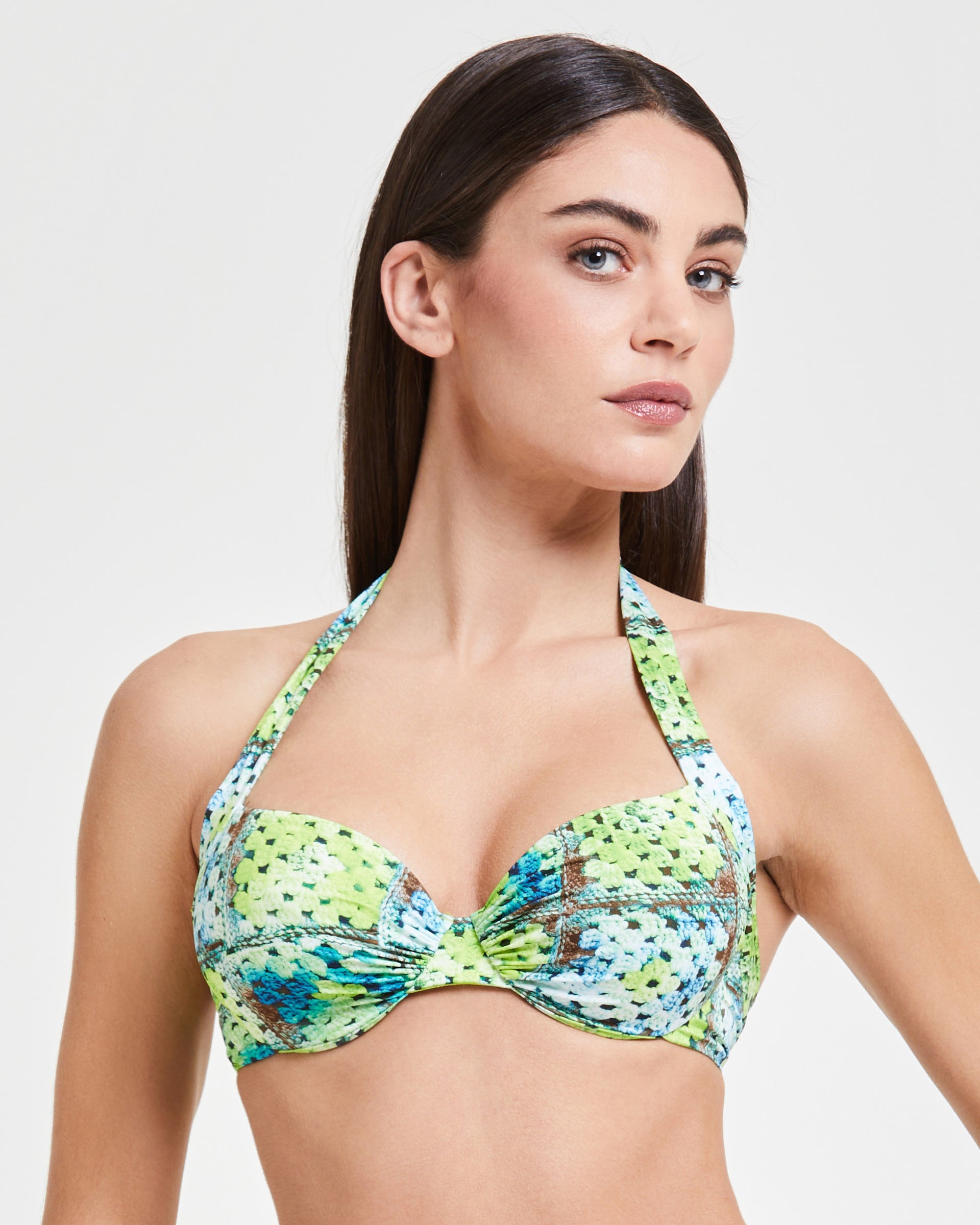 Costume con Ferretto Reggiseno Giamaica Tricot Pompea