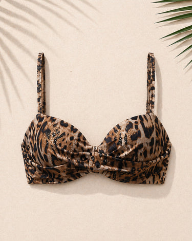 Reggiseno fascia Leopard