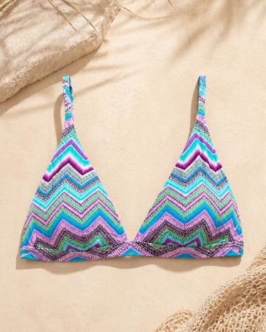 Reggiseno triangolo a vela Chevron