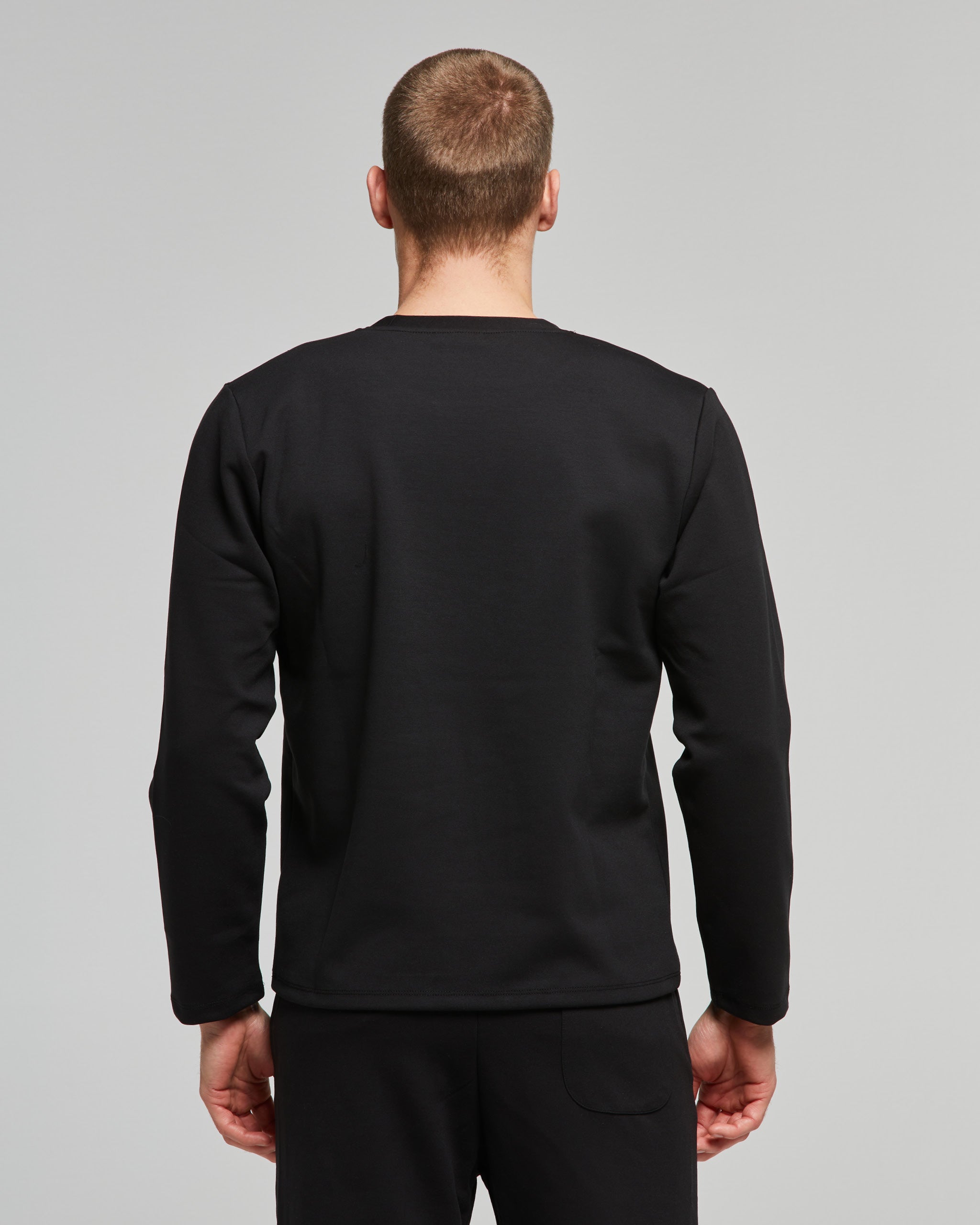 FELPA MAISON 9 PARIS UOMO NERO/NERO - M9MF2563 FELPA MAISON 9 PARIS UOMO NERO/NERO - M9MF2563