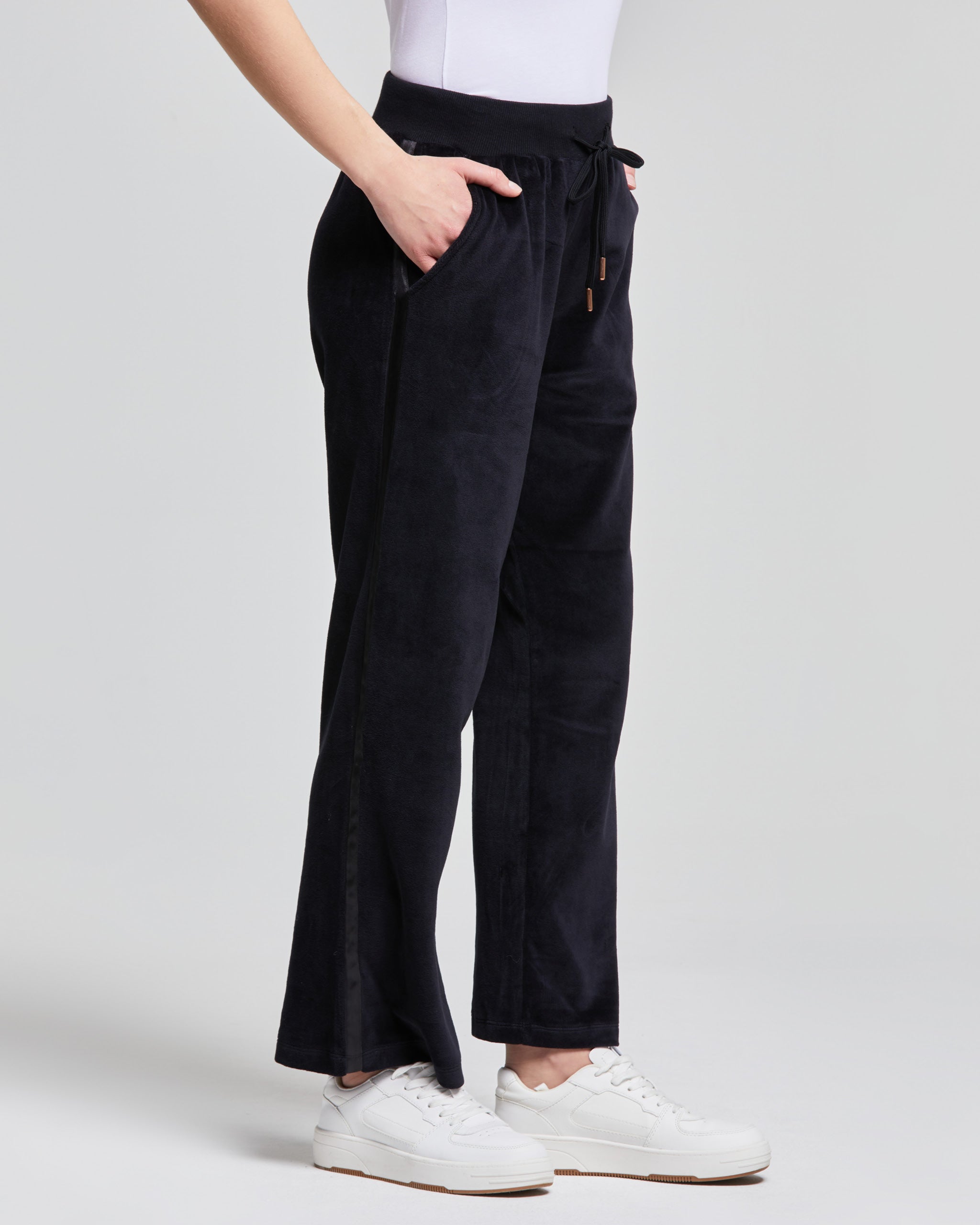 Pantalón de terciopelo palazzo para mujer Pantalón palazzo
